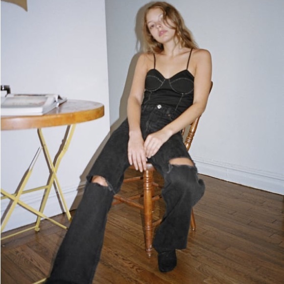 NWT! ZARA corsetry-inspired bodysuit S - Picture 4 of 8